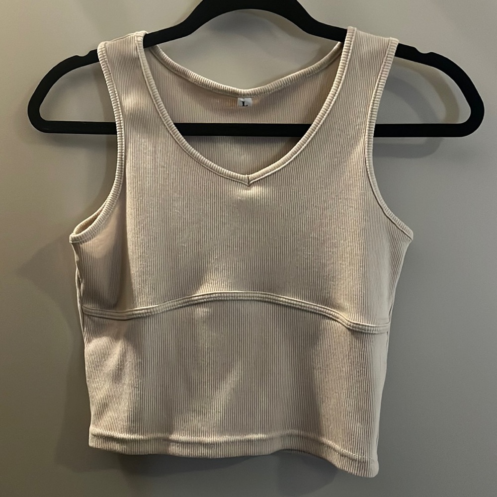 Flattering crop top tank